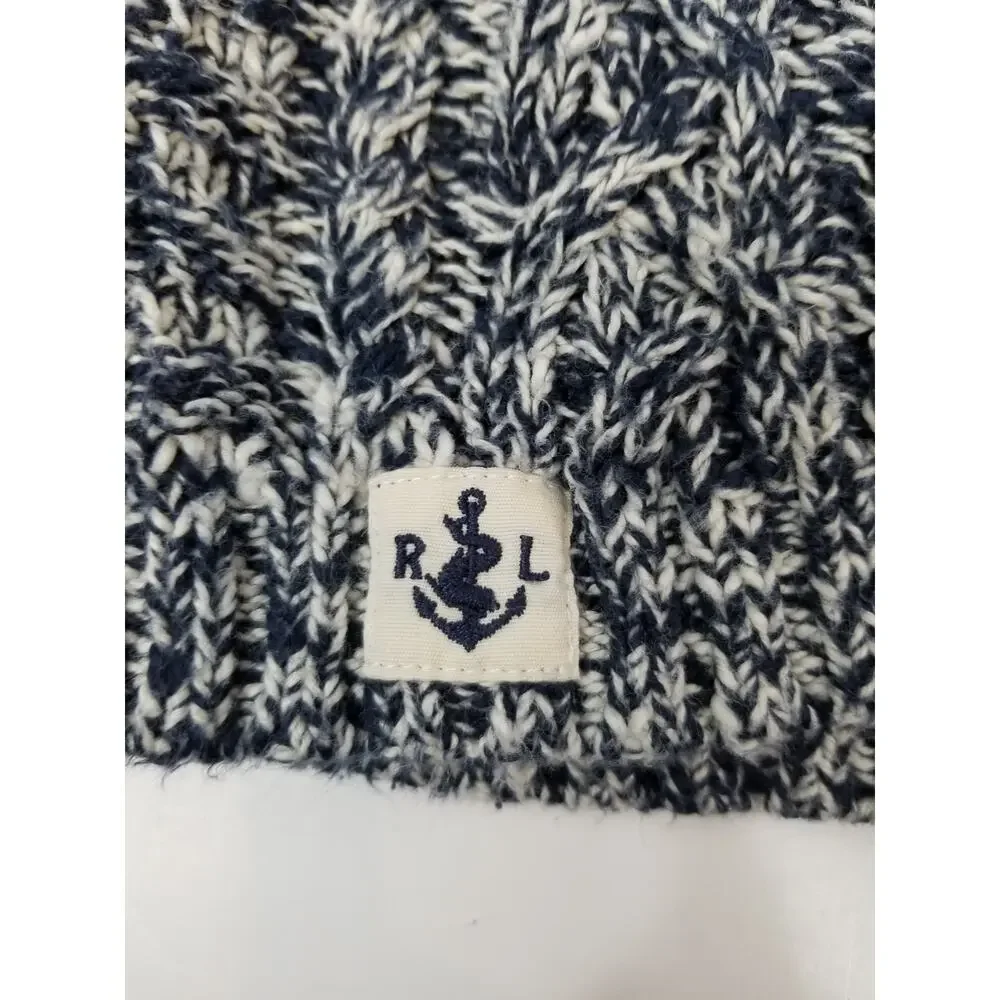 Polo Ralph Lauren 100% Cotton Navy Blue Kids Unisex Boys Girls Sweater Size 5